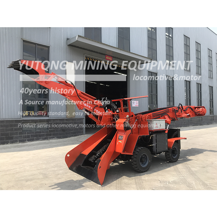 Gold mine 100m/h loading capacity chain mucking loader Technical parameters