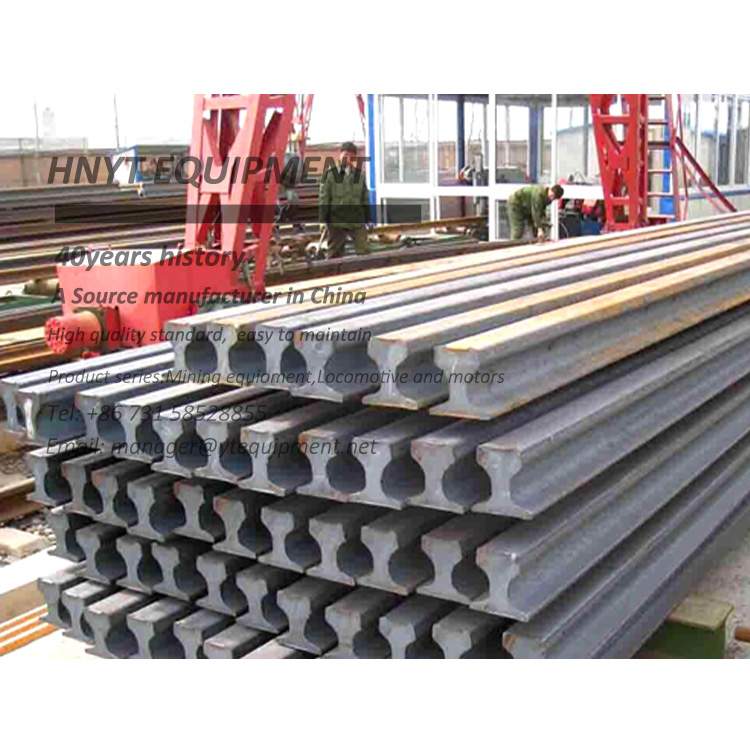 High Quality 55Q 18kg/m Steel Rail, 39lbs Railway Track for Locomotive Running