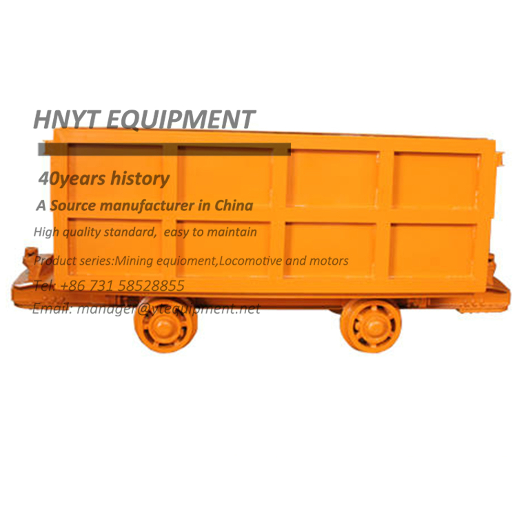 MCC2 Side Dumping Mine Car, mining wagons with load capacity of 5 ton