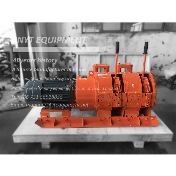 22kw electric rake winch for underground tunnel