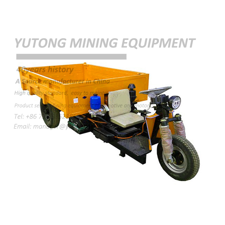 Mining electric tricycle for transportation