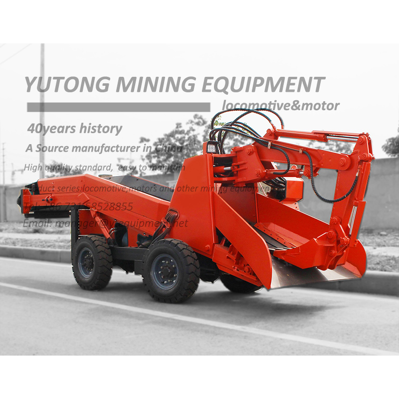 Copper mine applicated  ZWY80 wheel belt mucking loader manufacturers