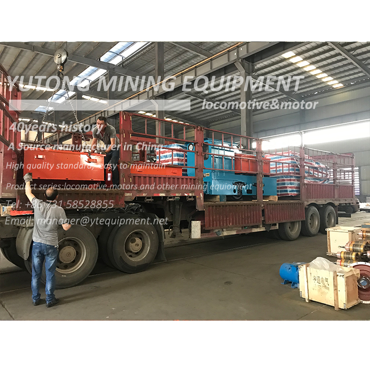 To South America(4 Units 5ton battery locomotive and rails)