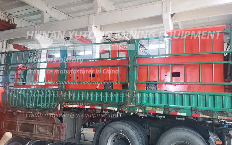 3-ton and 7-ton mining trolley locomotives sent to metal mine