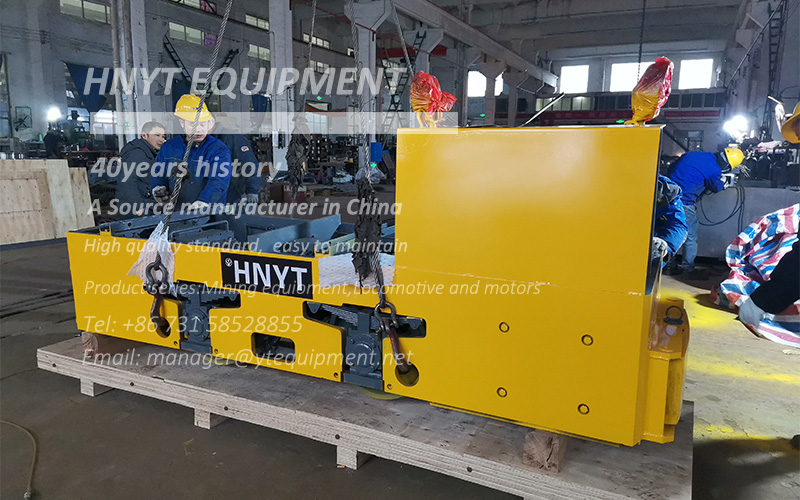 Shipping of Customized 5-ton Battery-powered Locomotive and Accessories