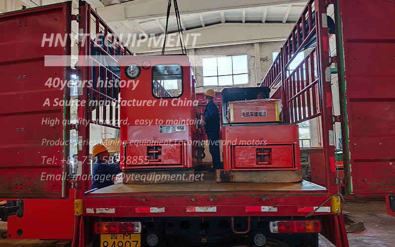 Delivery of 5 ton lithium battery locomotives 3.jpg