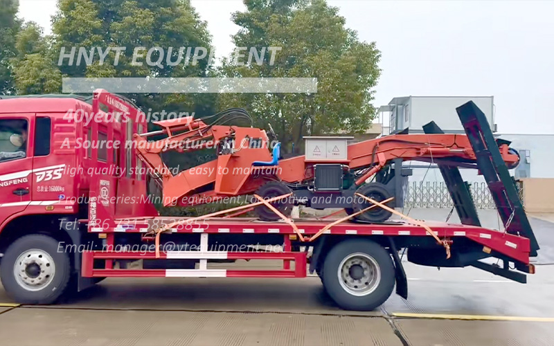 Shipment of ZWY50 underground mining rock loader 1.jpg