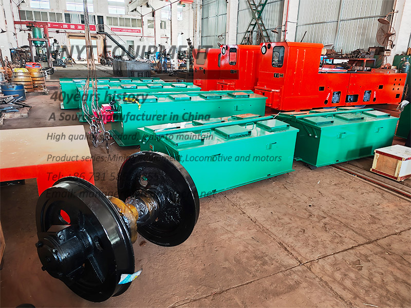 8-Ton Battery Mining Electric Locomotives and Spare Parts Shipped Worldwid